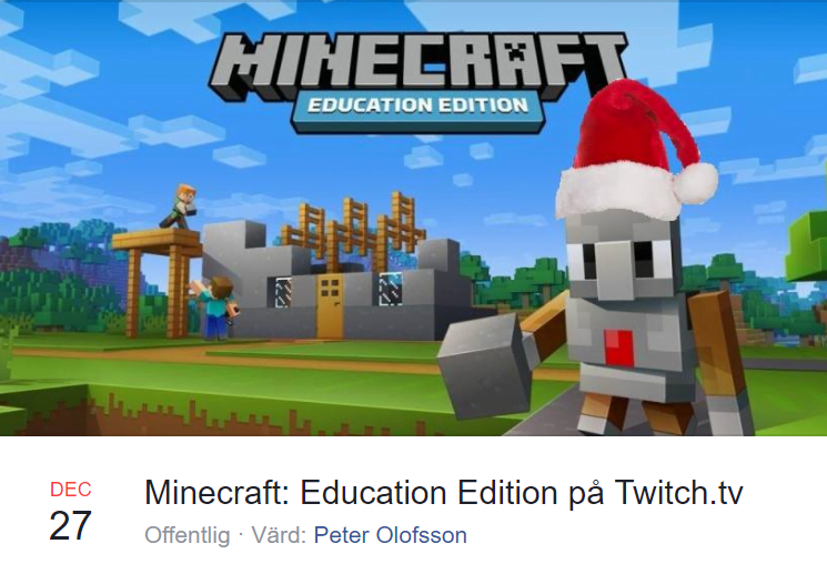 Minecraft: Education Edition På Twitch.tv